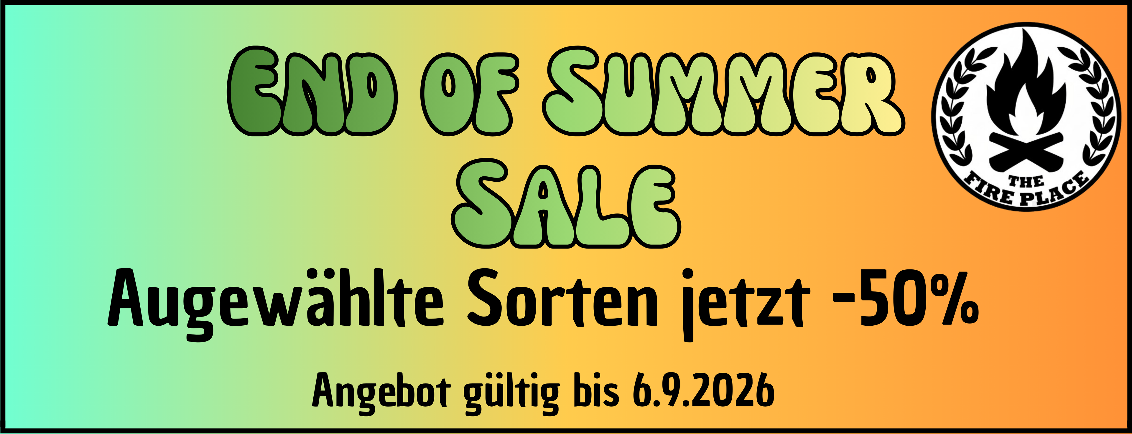 End-of-Summer Sale Rabatt